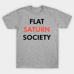 Flat Saturn Society (Dark) T-Shirt